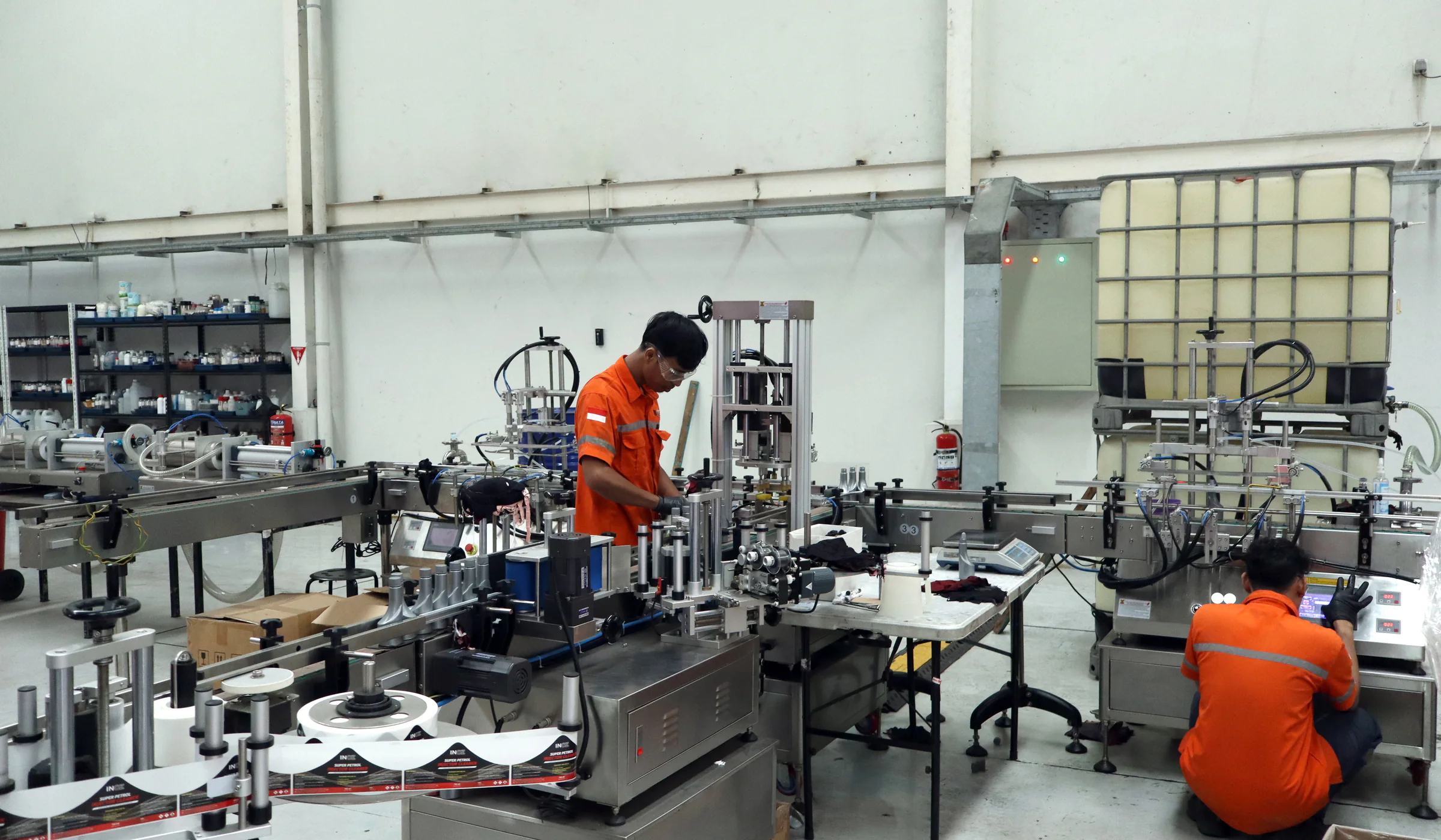 INOZ contract manufacturing production line